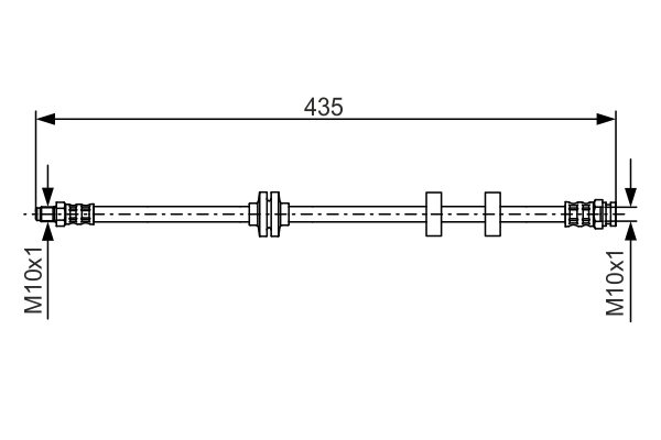 Flexible de frein BOSCH 1 987 476 878