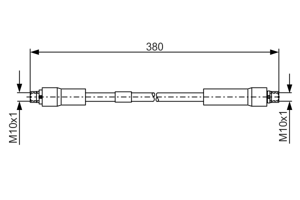 Flexible de frein BOSCH 1 987 481 324