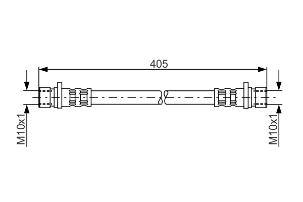 Flexible de frein BOSCH 1 987 476 980