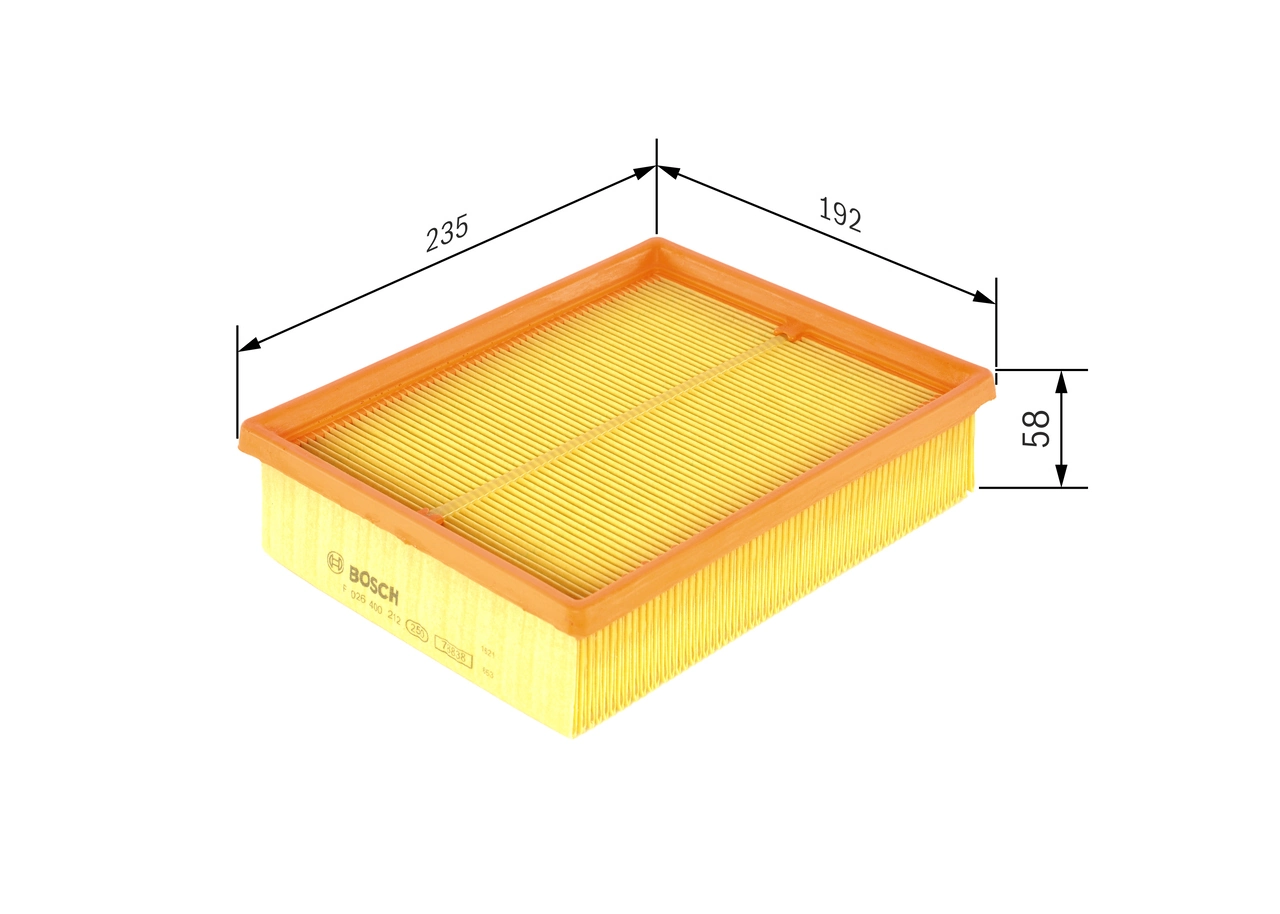 Filtre à air BOSCH F 026 400 212