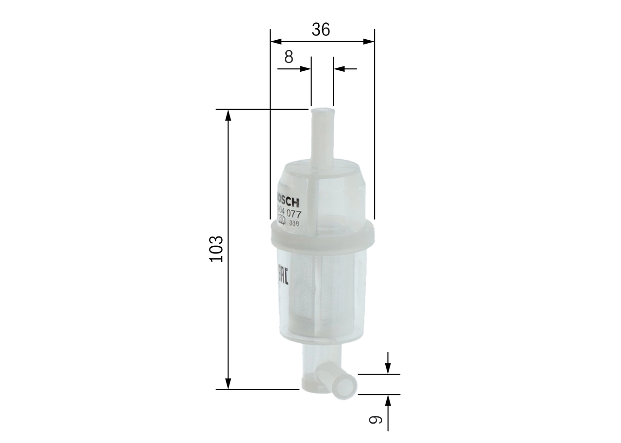 Filtre à carburant BOSCH 0 450 904 077