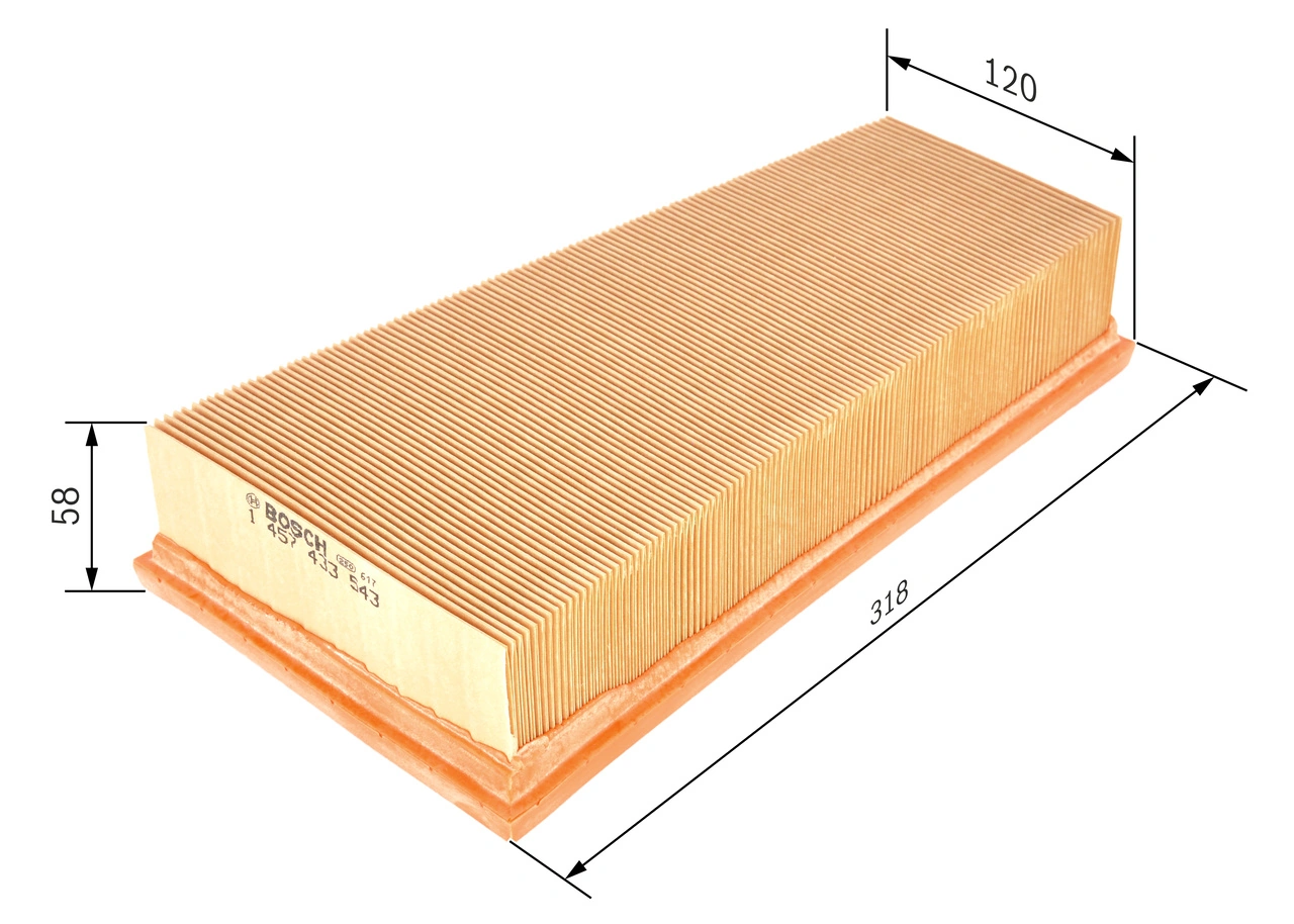 Filtre à air BOSCH 1 457 433 543