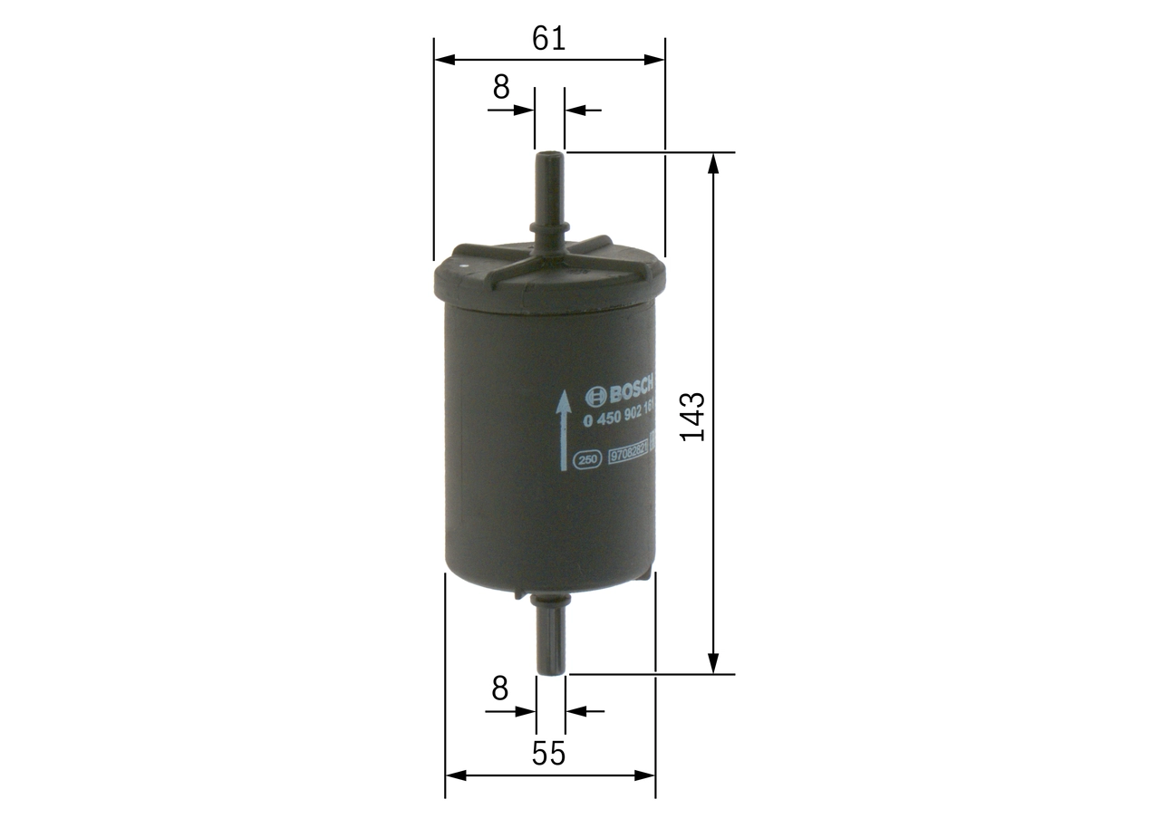 Filtre à carburant BOSCH 0450902161