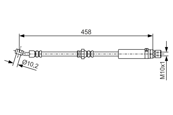 Flexible de frein BOSCH 1 987 481 663