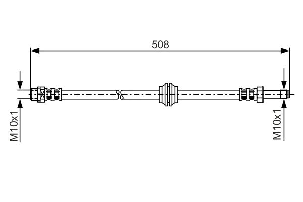Flexible de frein BOSCH 1 987 481 331