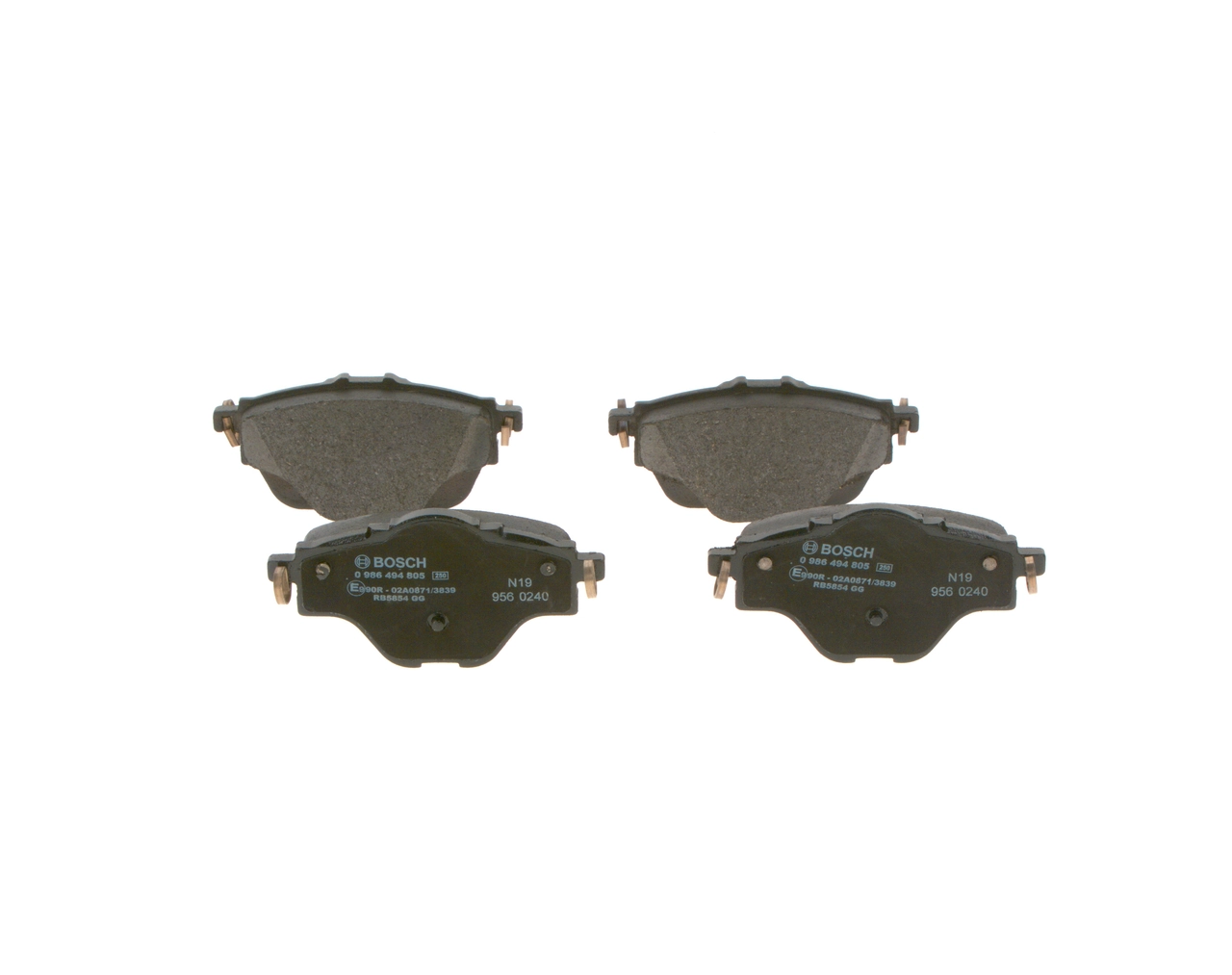 BOSCH 0986494805 — Гальмівні колодки, дискові