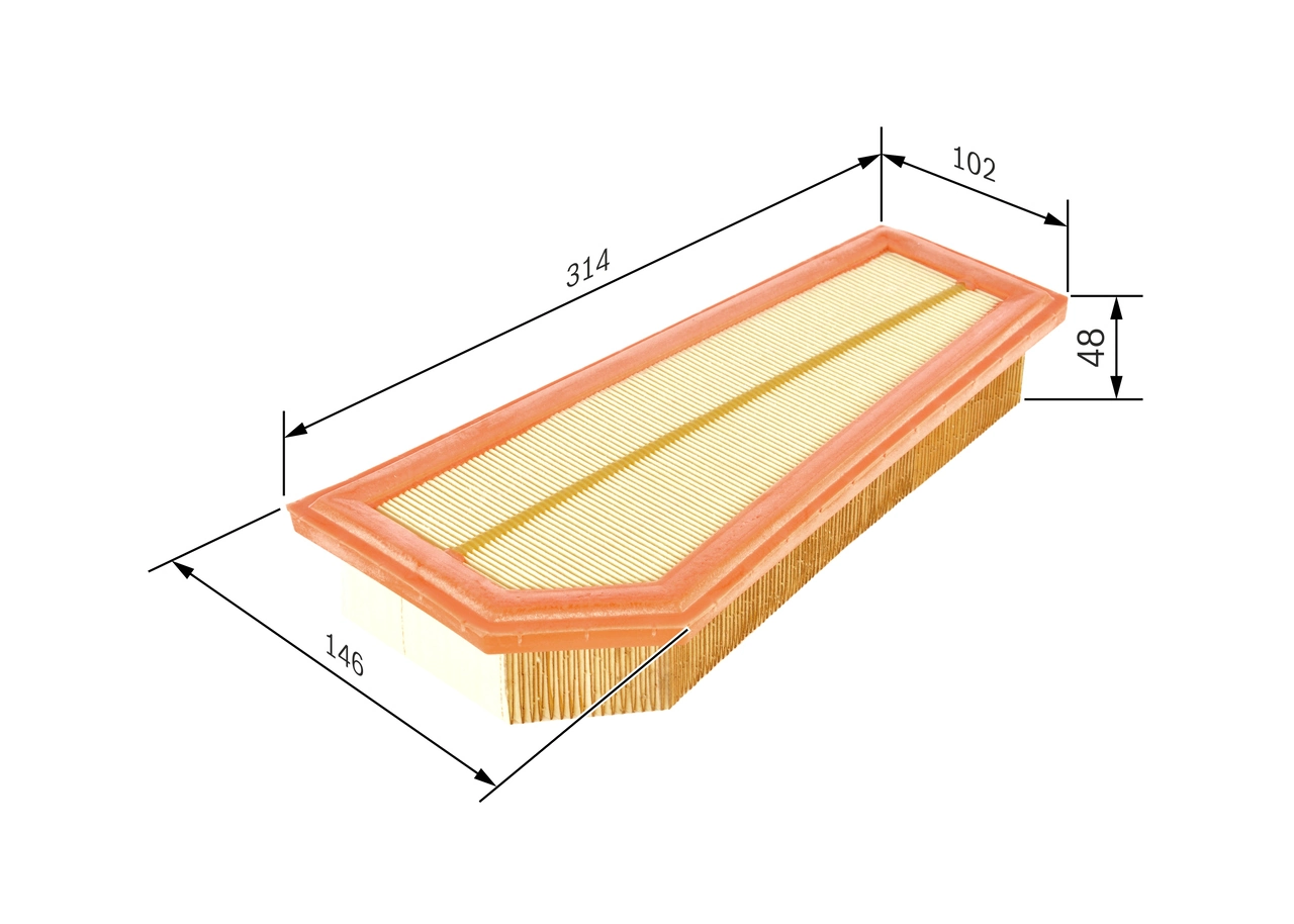 Filtre à air BOSCH F 026 400 134
