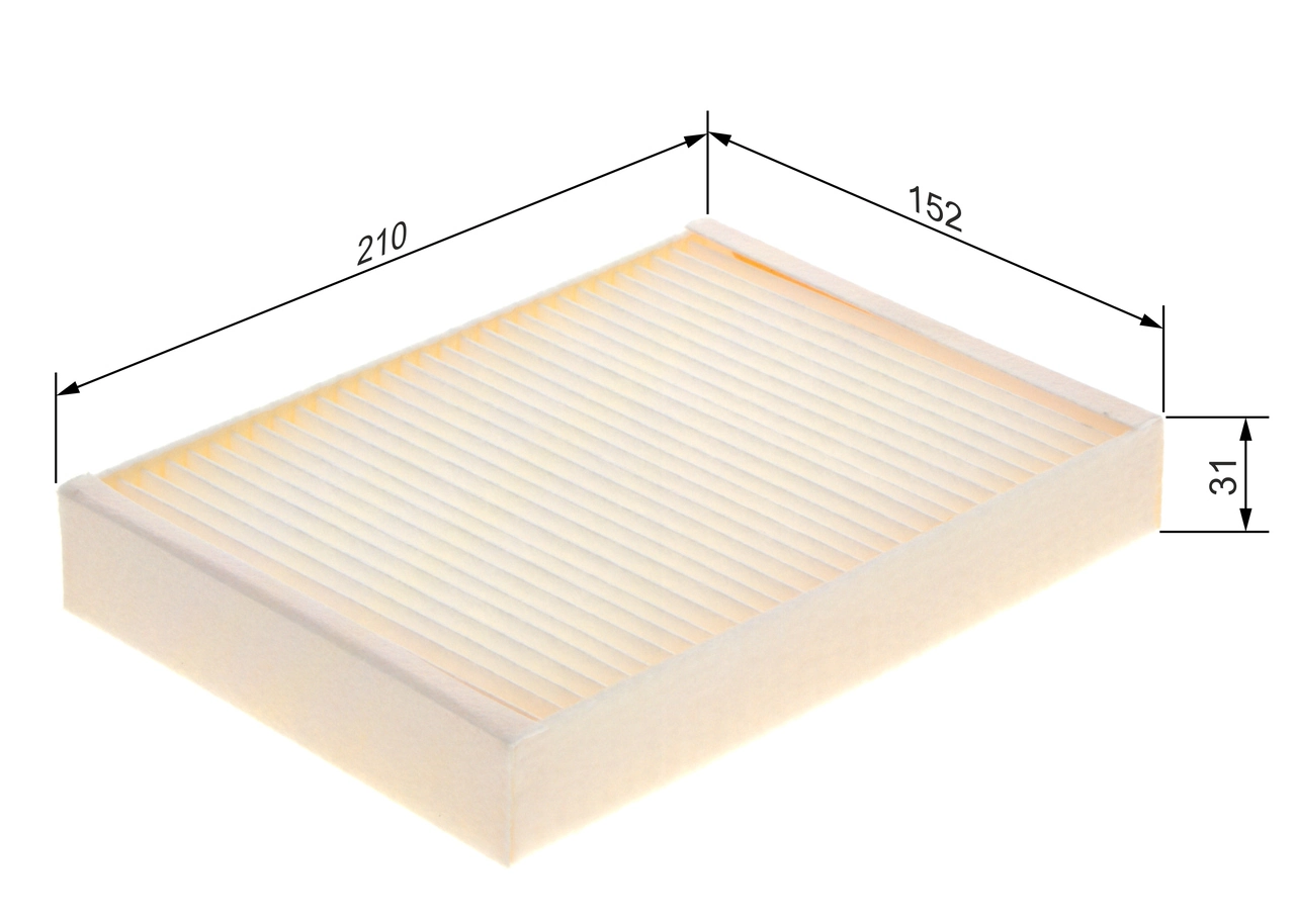 Filtre, air de l'habitacle BOSCH 1 987 435 121
