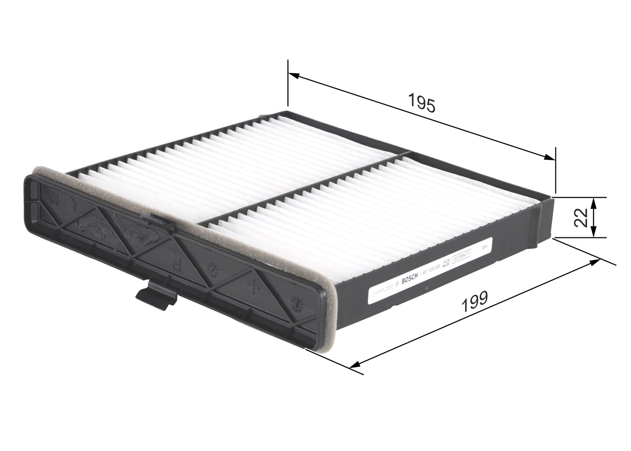 Filtre, air de l'habitacle BOSCH 1 987 435 085