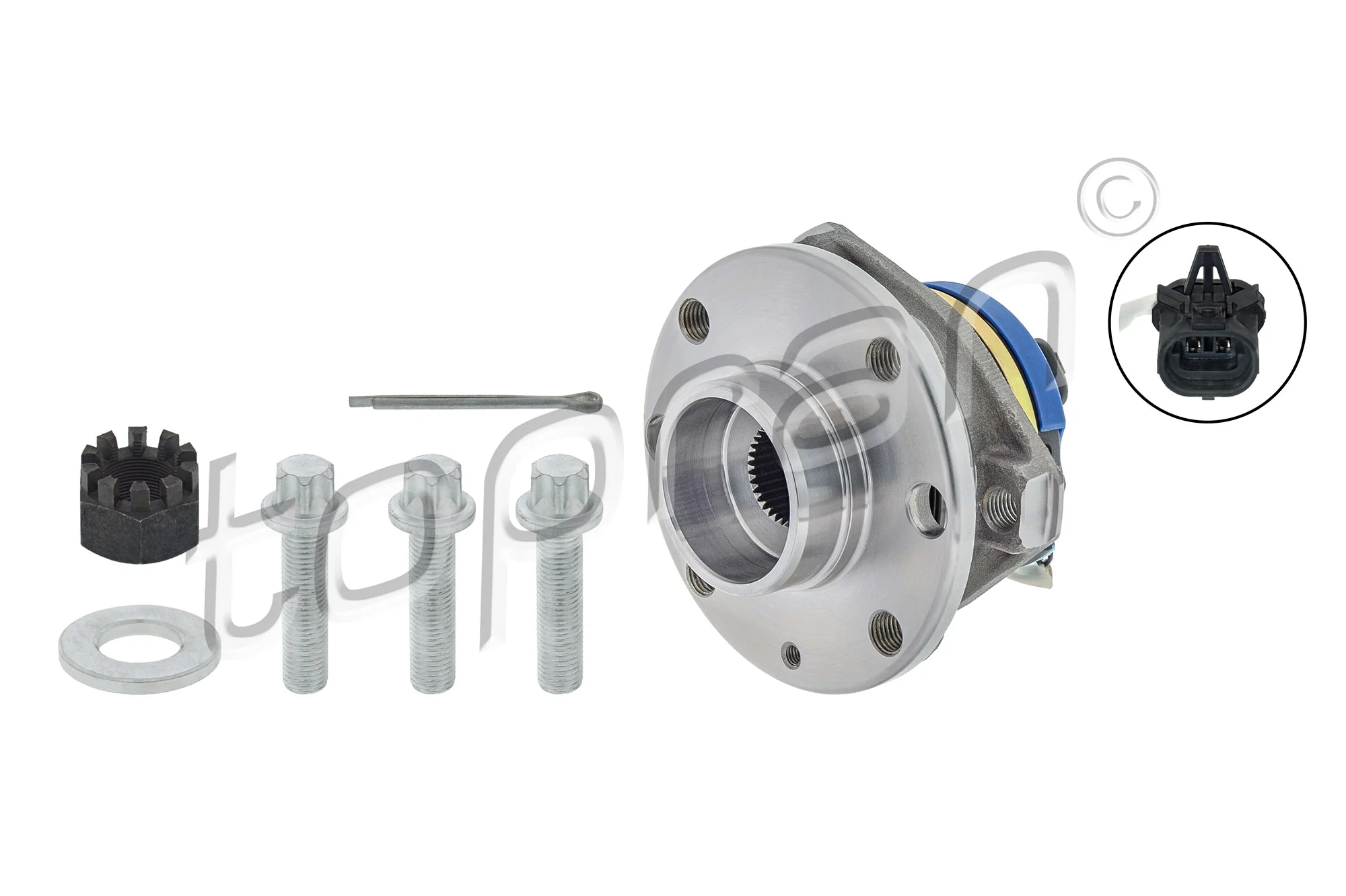 Kit de roulements de roue TOPRAN 205 767