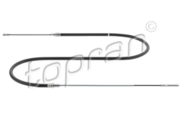 Tirette à câble, frein de stationnement TOPRAN 104 023