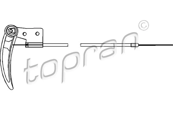 Tirette de capot moteur