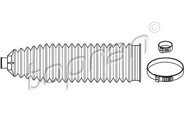 Jeu de joints-soufflets, direction TOPRAN 207 165