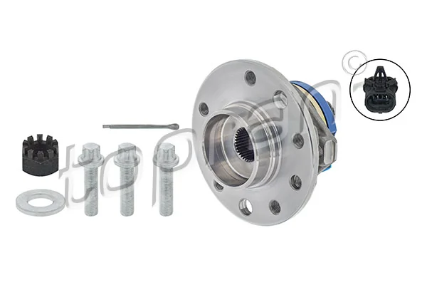 Kit de roulements de roue TOPRAN 205 769