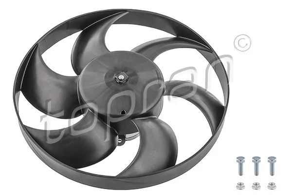 Ventilateur, refroidissement du moteur TOPRAN 721 524
