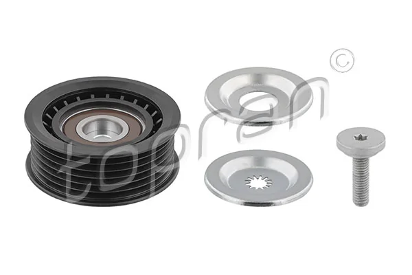 Poulie renvoi/transmission, courroie trapézoïdale à nervures TOPRAN 408 819