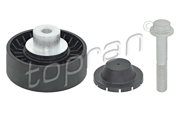 Poulie renvoi/transmission, courroie trapézoïdale à nervures TOPRAN 114 106