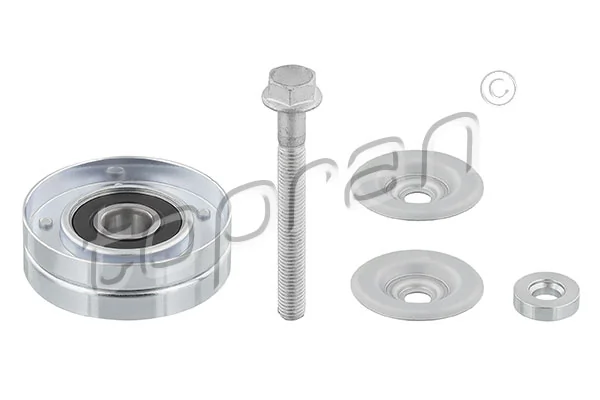 Poulie renvoi/transmission, courroie trapézoïdale à nervures TOPRAN 115 461