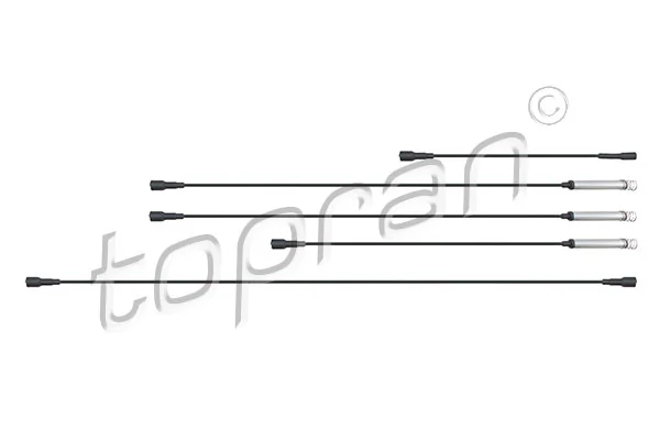 Kit de câbles d'allumage TOPRAN 202 517