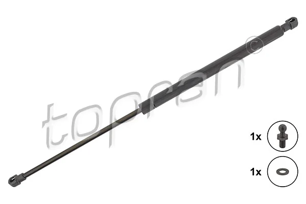 Vérin de hayon, de coffre TOPRAN 600 152