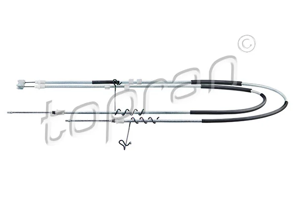 Tirette à câble, frein de stationnement TOPRAN 302 776