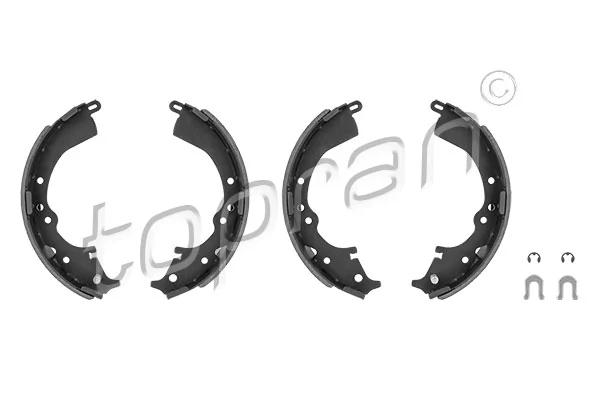 Jeu de mâchoires de frein TOPRAN 633 908