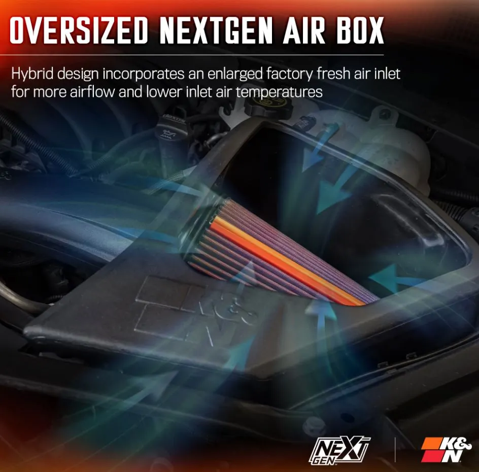 Système de filtres à air sport K&N Filters 50-3082