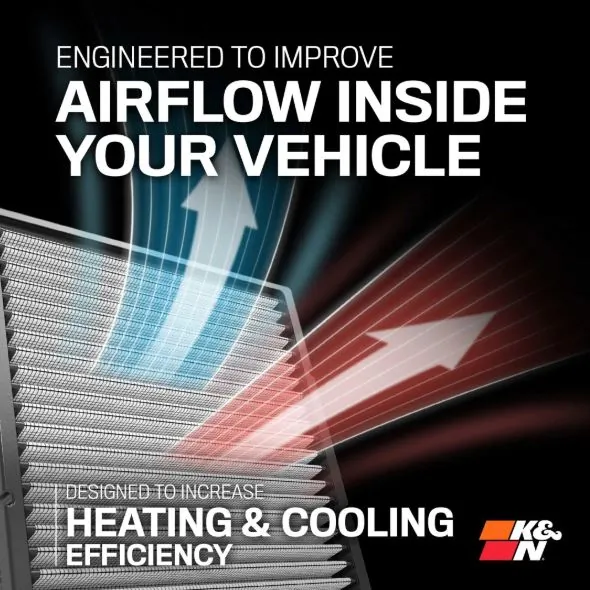 Filtre, air de l'habitacle K&N Filters VF3023
