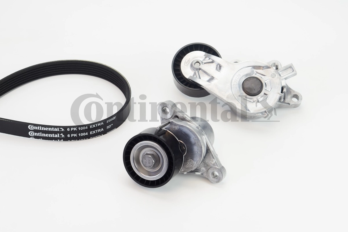 Jeu de courroies trapézoïdales à nervures CONTINENTAL CTAM 6PK1004 EXTRA K1