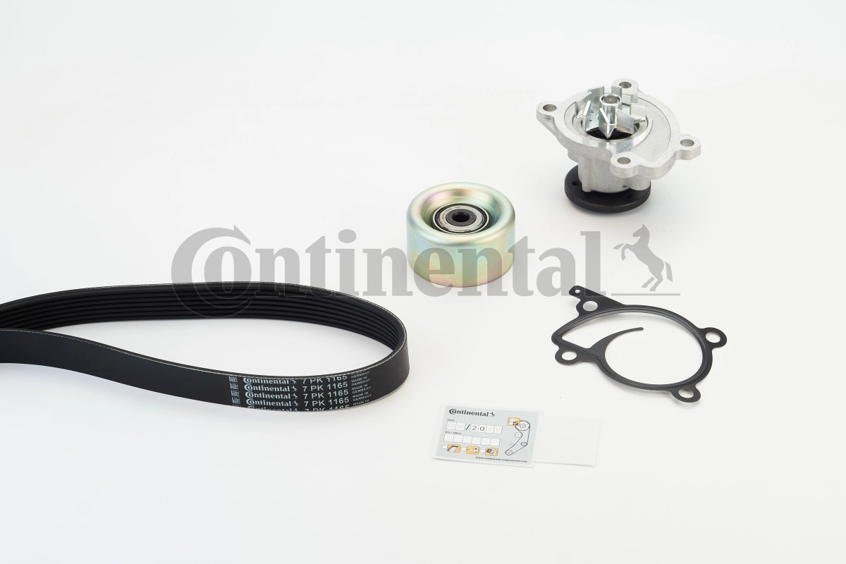 Комплект поліклинового ременя з помпою CONTINENTAL (7PK1165WP1)