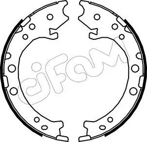 Brake Shoe Set, parking brake