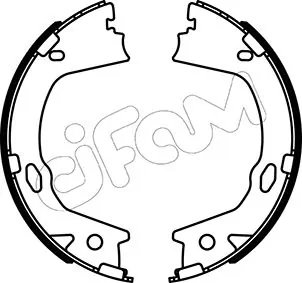 Brake Shoe Set, parking brake