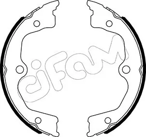 Brake Shoe Set, parking brake