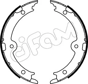 Brake Shoe Set, parking brake
