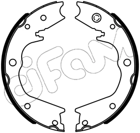 Brake Shoe Set, parking brake