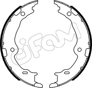 Brake Shoe Set, parking brake