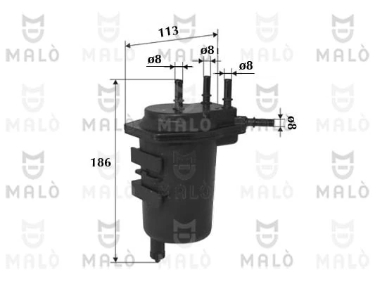 FILTR PALIWA RENAULT 1,5DCI