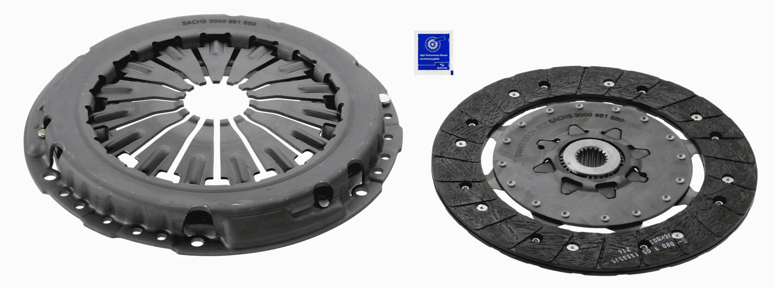 Kit d'embrayage SACHS 3000 951 550