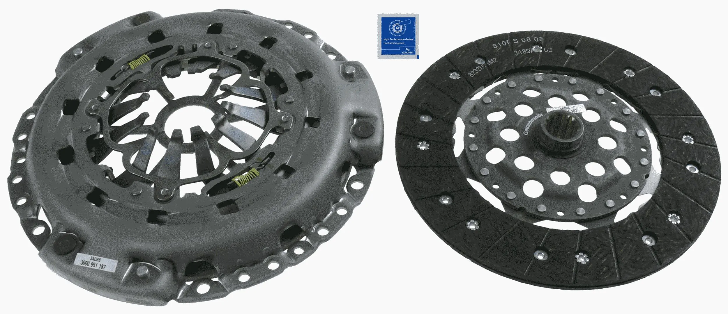 Kit d'embrayage SACHS 3000 951 187