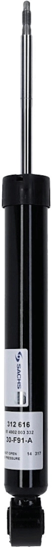 SACHS 312 616 — Амортизатор газомасляний