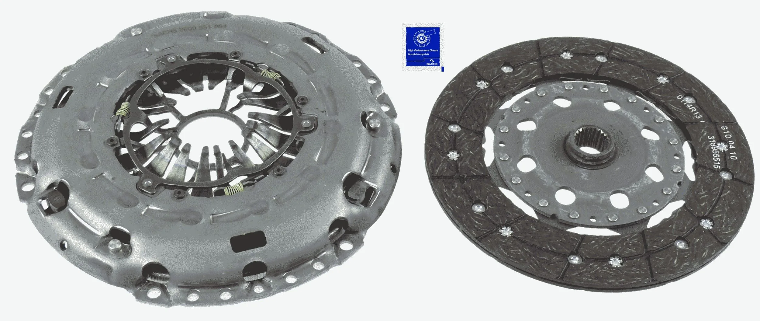 Kit d'embrayage SACHS 3000 951 954