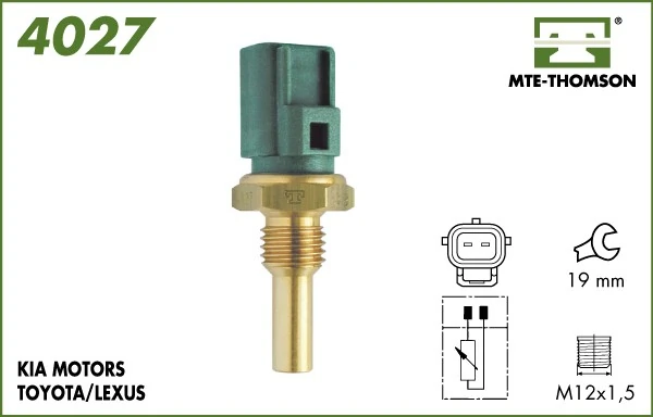 Sensor, coolant temperature