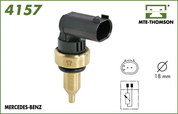 Sensor, coolant temperature