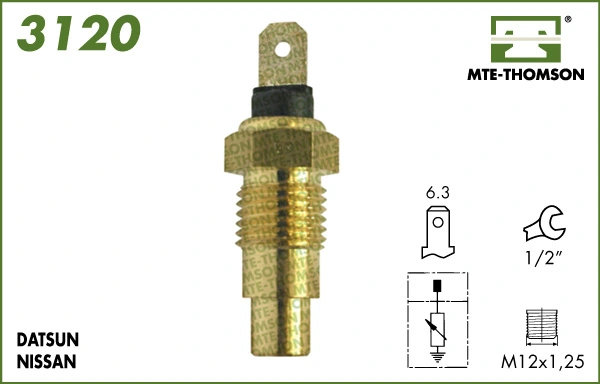 Sensor, coolant temperature