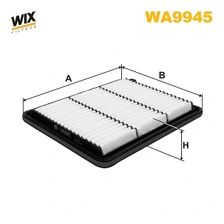 WIX FILTERS WA9945 — Фільтр повітряний HYUNDAI I10 1.0-1.2 20- (вир-во WIX-FILTERS)