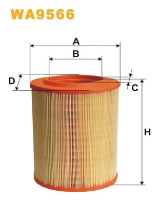 WIX FILTERS WA9566 — Повітряний фільтр