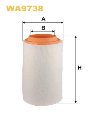 WIX FILTERS WA9738 — Фільтр повітряний