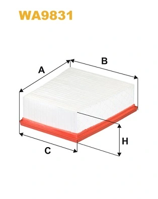 WIX FILTERS WA9831 — Фільтр повітряний