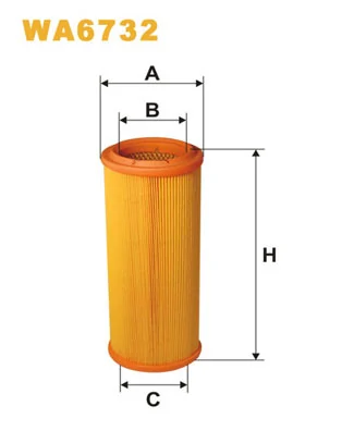 WIX FILTERS WA6732 — Фільтр повітряний