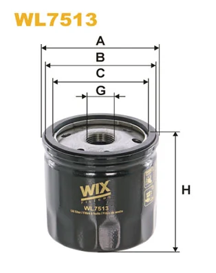 WIX FILTERS WL7513 — Фільтр масляний